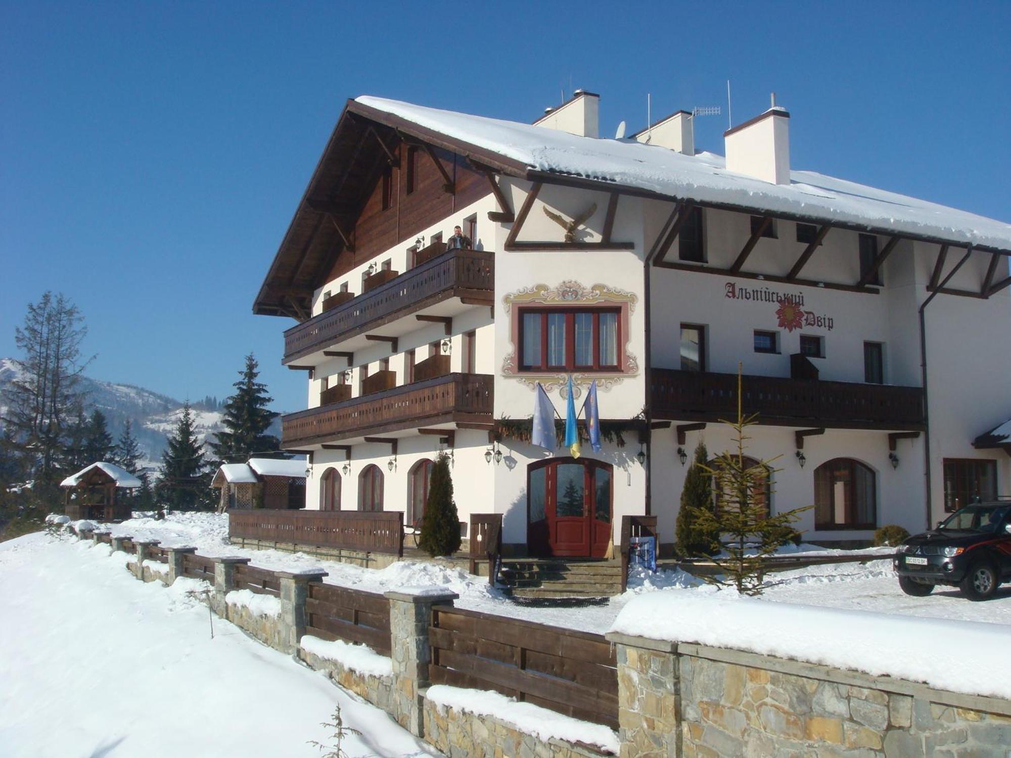 Hotel Alpenhof Pansion Slawske Exterior foto