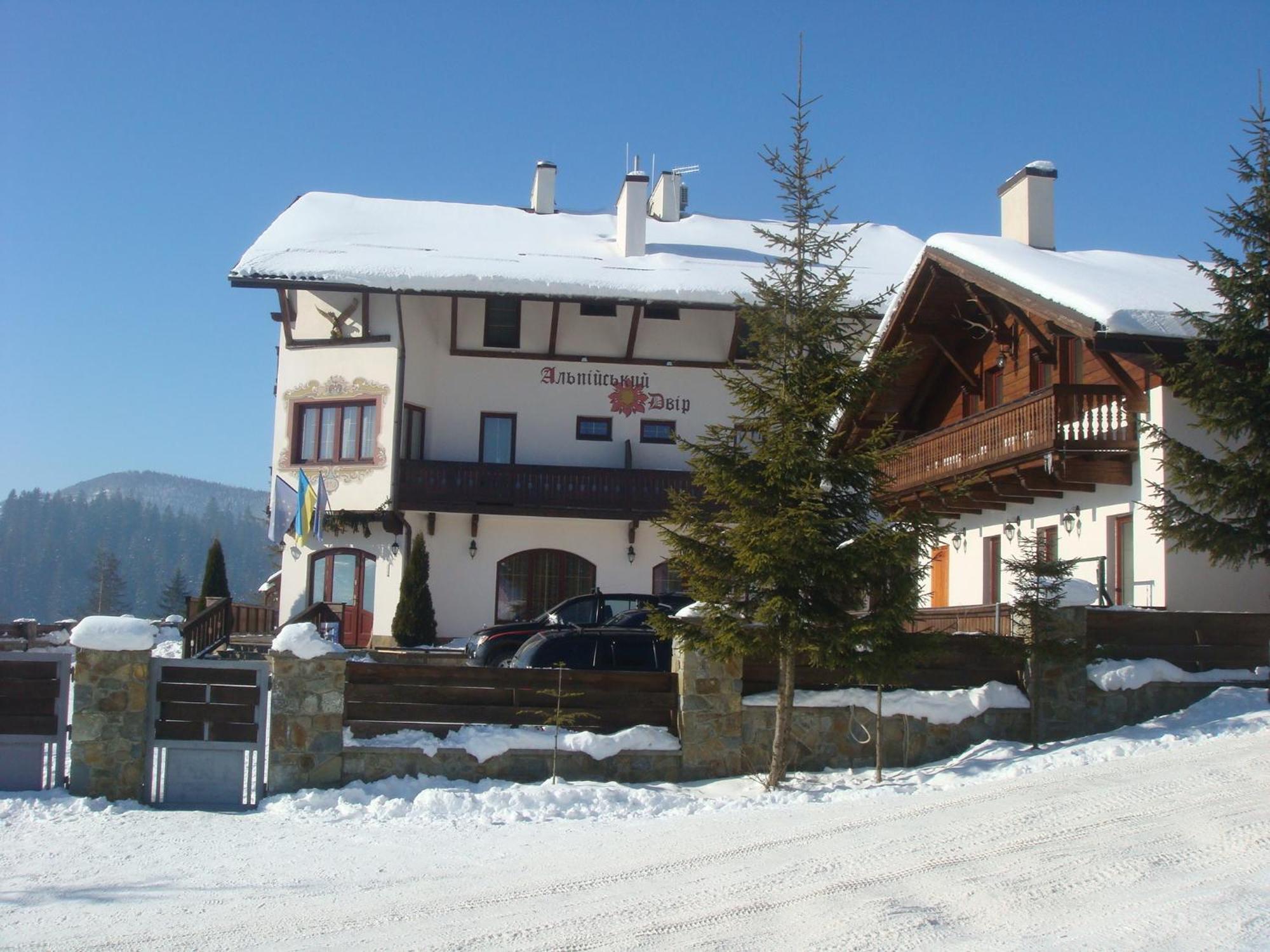 Hotel Alpenhof Pansion Slawske Exterior foto